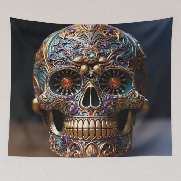 Item preview, Ornate Neo-Gothic Skull designed and sold by Lilly Land.