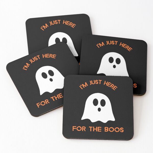 Artikelvorschau, I'm just here for the Boos, Halloween Ghost Design entworfen und verkauft von Lichtisign.