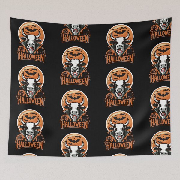 Item preview, Vampire Cow Halloween designed and sold by ChunkByChunk.
