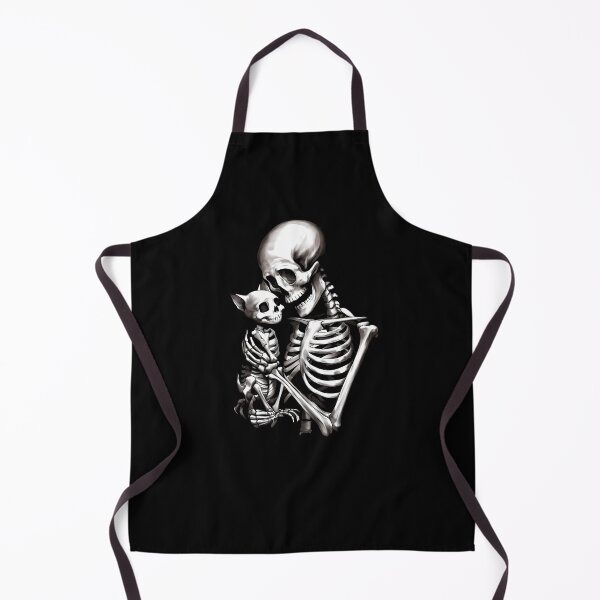 Item preview, Skeleton Holding Cat Skeleton Cat designed and sold by wowwowmeow.