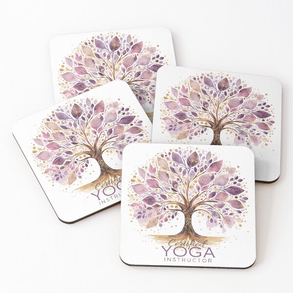 Item preview, Instructor de Yoga Certificado Profesor Árbol de la Vida designed and sold by heartsake.