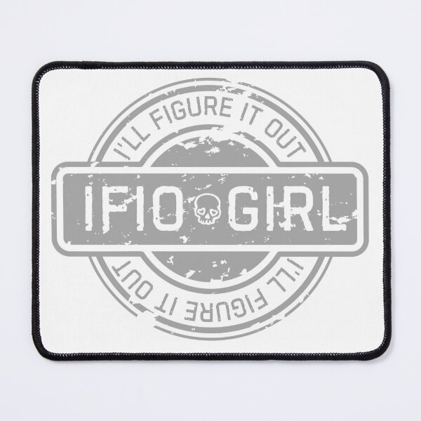 Item preview, IFIO Girl Vintage Distressed Emblem - I'll Figure It Out T-Shirt designed and sold by IFIOgirl.