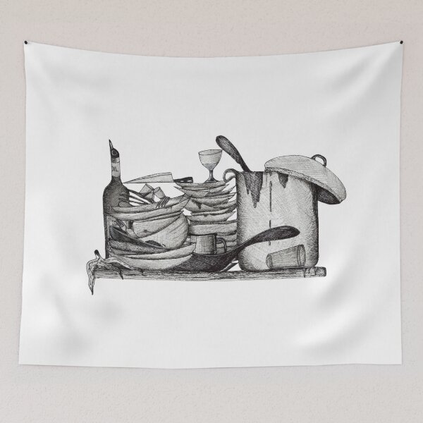 Item preview, Daily Routines with Dishes in the Kitchen designed and sold by hoytish.