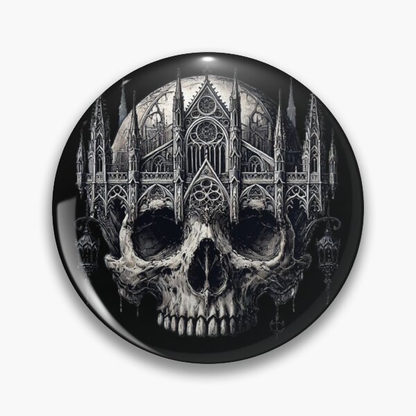 Item preview, Gothic Skull designed and sold by LaNadaYFundante.