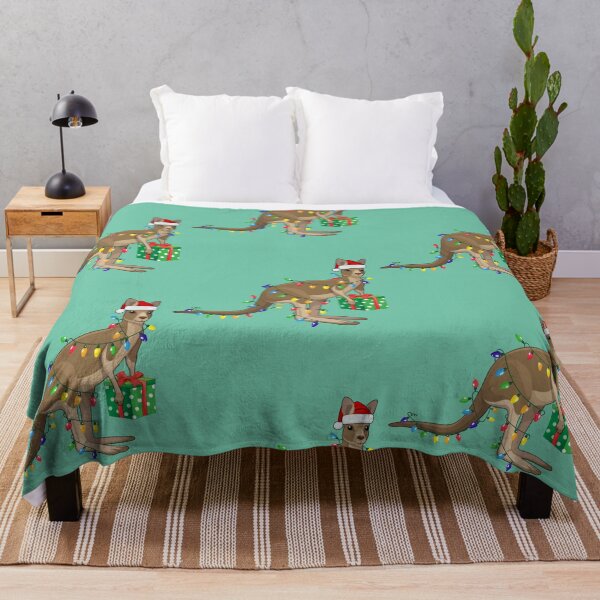 Item preview, Extra festive Kangaroo, Xmas kangaroo Aussie - Christmas Australia Men women kids  designed and sold by Taylor  ART.