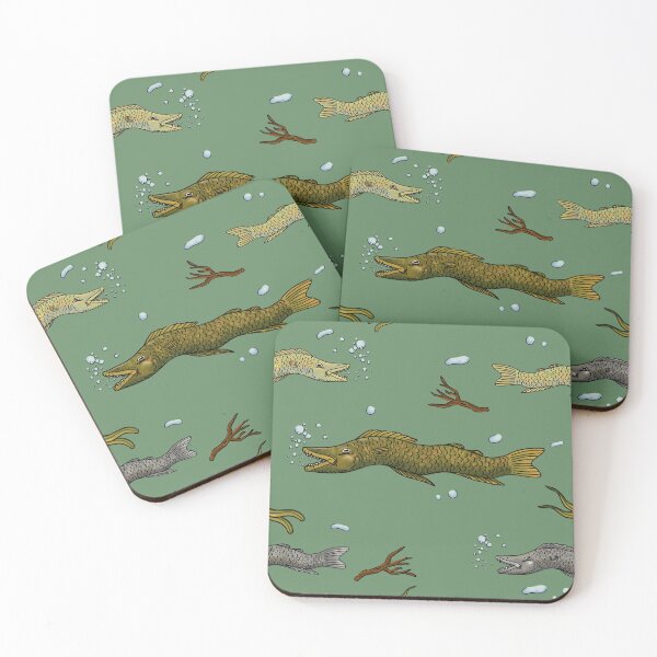Item preview, Green Lake fish pattern designed and sold by TPC-Artistry.