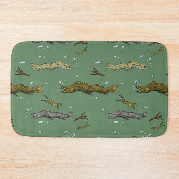 Item preview, Green Lake fish pattern designed and sold by TPC-Artistry.