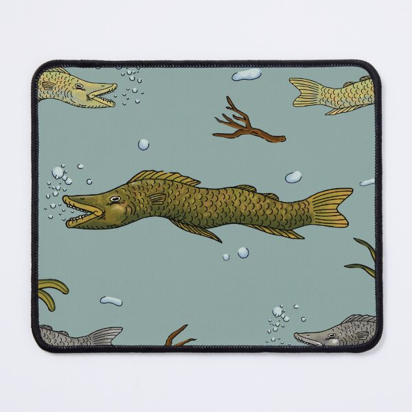 Item preview, Light blue Lake fish pattern designed and sold by TPC-Artistry.