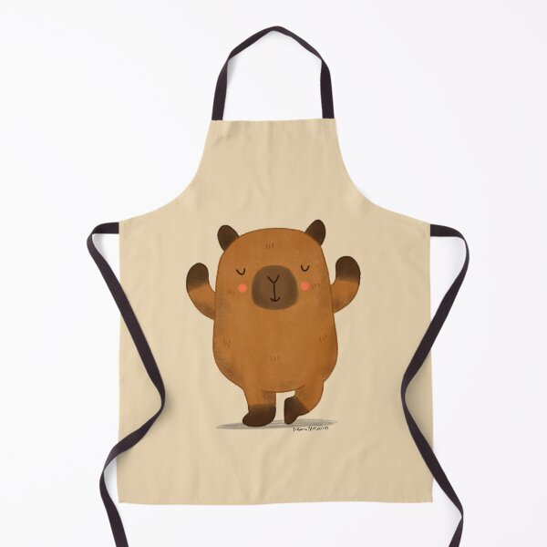 Item preview, Capybara doing Yoga 2 designed and sold by julianamotzko.