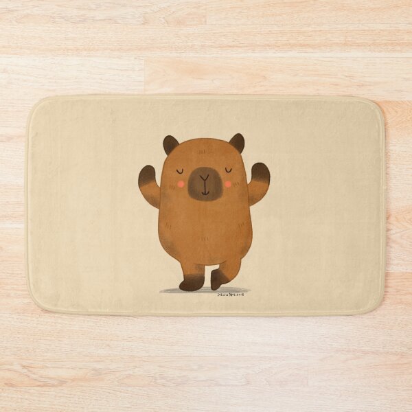 Item preview, Capybara doing Yoga 2 designed and sold by julianamotzko.