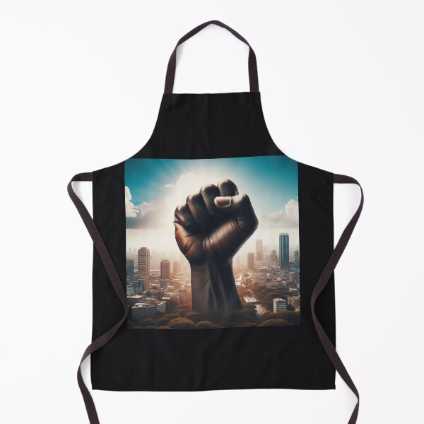 Item preview, Black Fist Solidarity African Pride for Lovers of African Culture | African Cityscape designed and sold by gyrate.