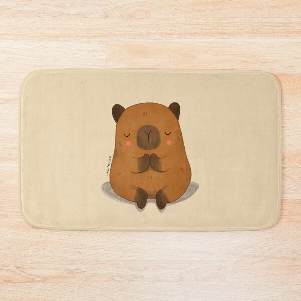Item preview, Copy of Capybara doing Yoga 3 designed and sold by julianamotzko.