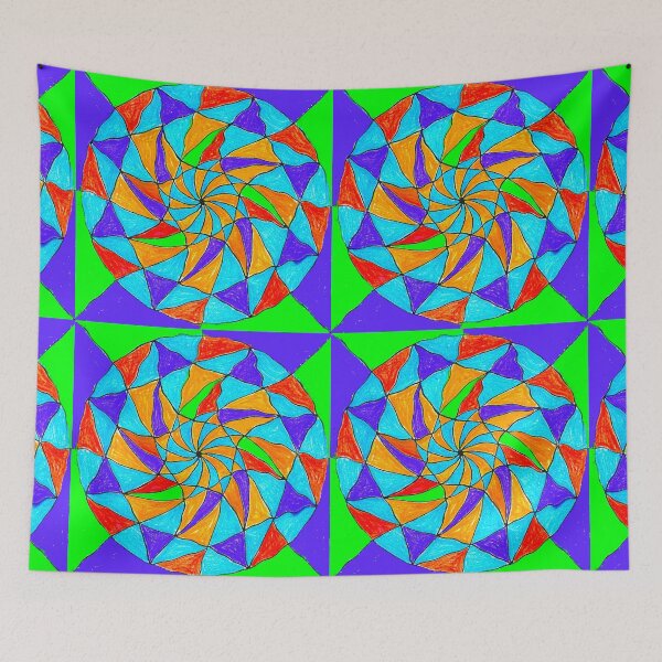 Item preview, A colorful design features spirals designed and sold by annasofia.
