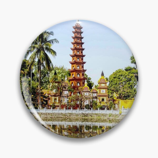 Artikelvorschau, Tran Quoc Vietnam Pagode Reise- und Tourismuswerbung Druck entworfen und verkauft von posterbobs.