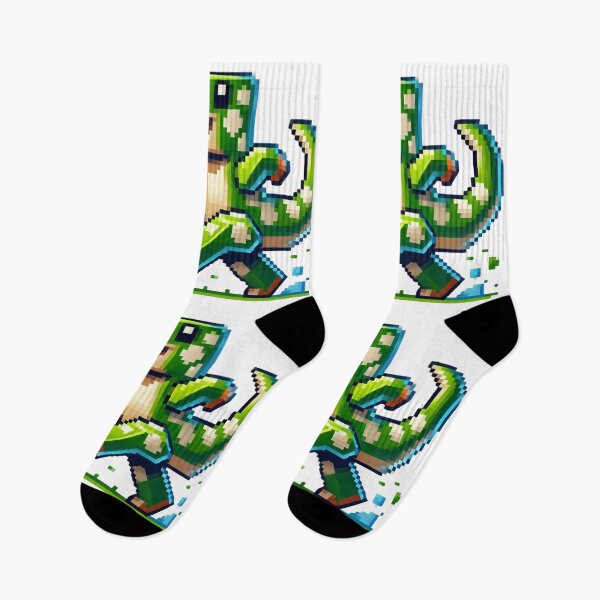 Item preview, Tyrannosaurus Rex in Minecraft style playing soccer designed and sold by Miguel Araujo.