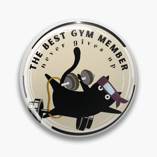 Item preview, The best gym member - cat  designed and sold by boatAndbear.