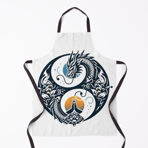 Item preview, Dragon Devotion Zen Namaste designed and sold by silklotus.
