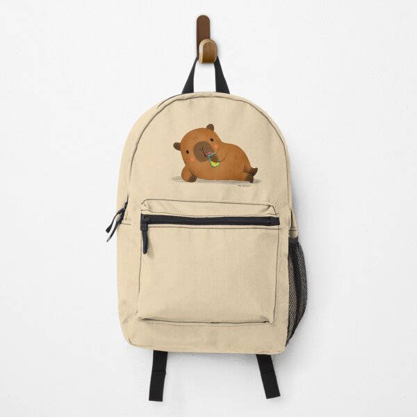 Item preview, Capybara drinking juice designed and sold by julianamotzko.