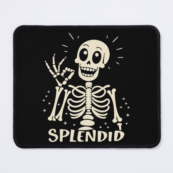 Item preview, Splendid Skeleton Funny Halloween designed and sold by flippinsg.