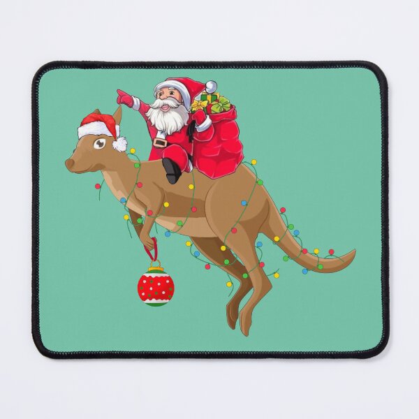 Item preview, Extra festive Kangaroo, Santa Riding kangaroo Xmas Aussie Christmas Australia Men women kids  designed and sold by Taylor  ART.