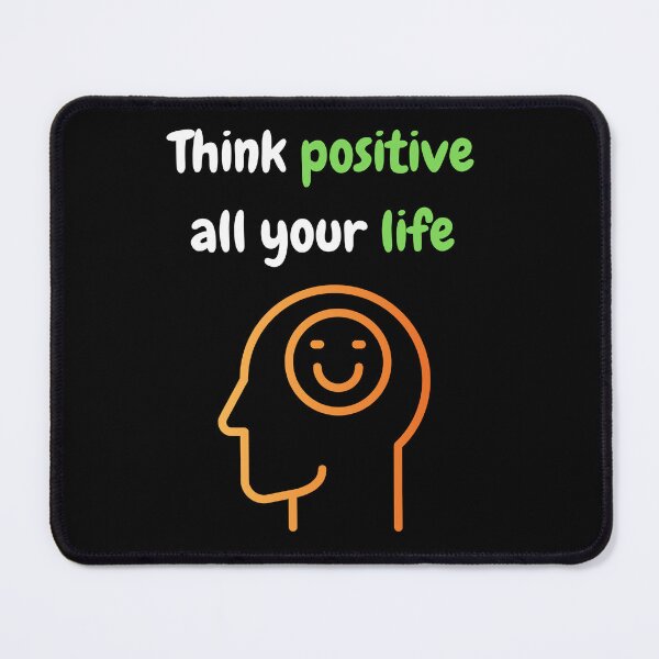 Item preview, Think positive all your life | Motivational Shirt designed and sold by ManuelMuse.