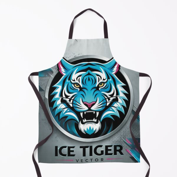 Item preview, Vibrant Ice Tiger Vector Logo Design designed and sold by Jr-Mensagens.