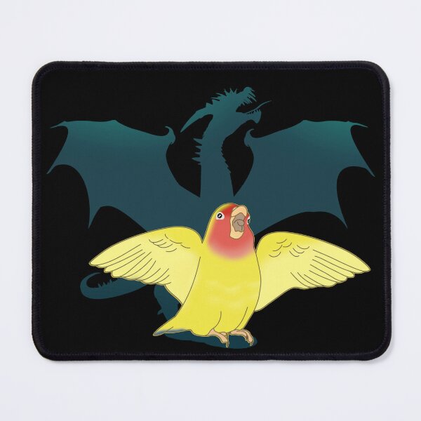 Item preview, Dragon yellow lovebird designed and sold by FandomizedRose.