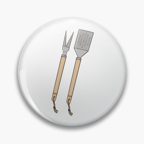 Item preview, Grill barbecue spatula and fork designed and sold by shopdiego.