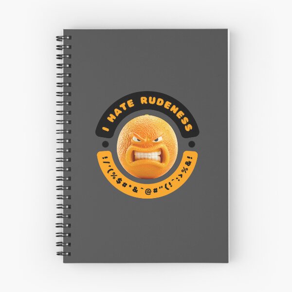 Item preview, I hate rudeness, angry orange designed and sold by silent-violin.