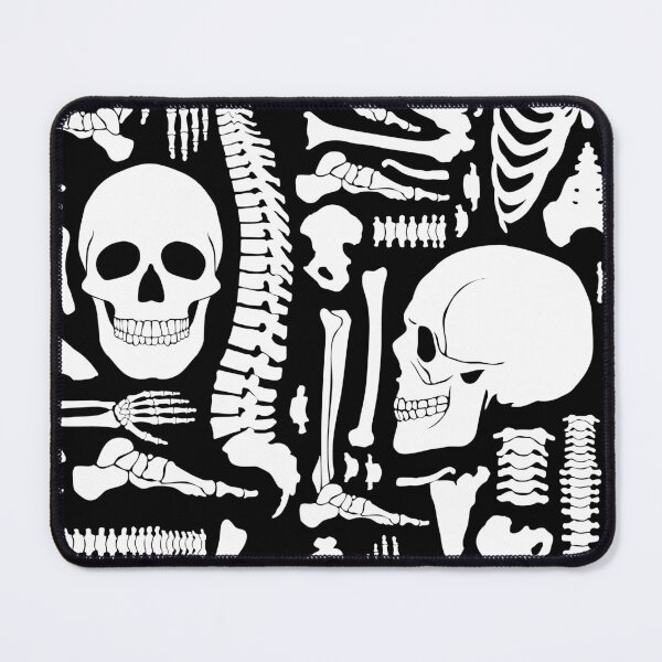 Item preview, halloween skeleton anatomical bones pattern  designed and sold by Gossip Rag.