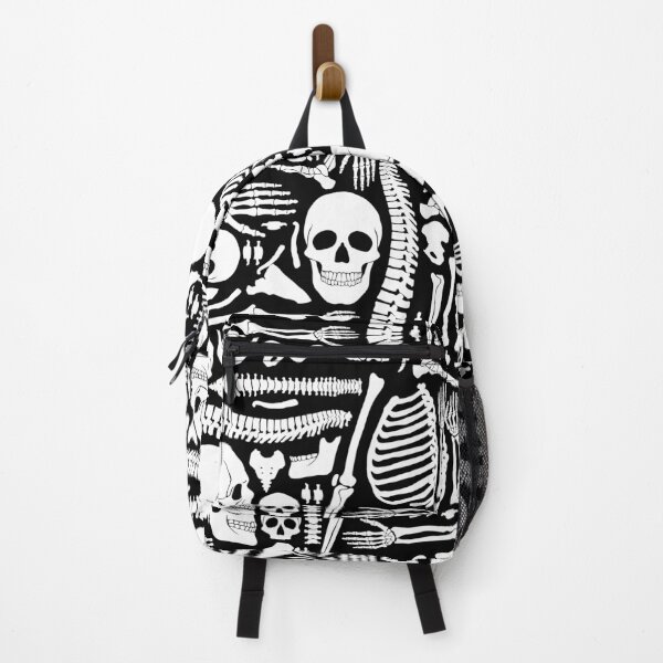 Item preview, halloween skeleton anatomical bones pattern  designed and sold by Gossip Rag.