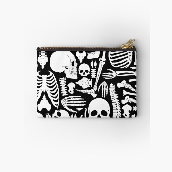 Item preview, halloween skeleton anatomical bones pattern  designed and sold by Gossip Rag.