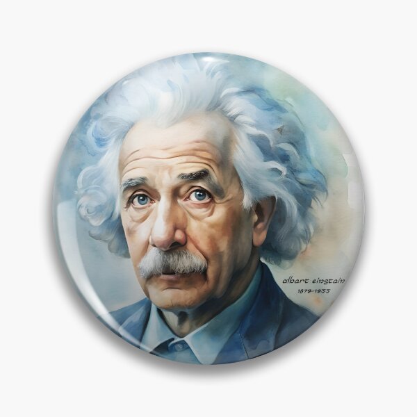 Item preview, Einstein Watercolor Portrait designed and sold by Harmony Journey.