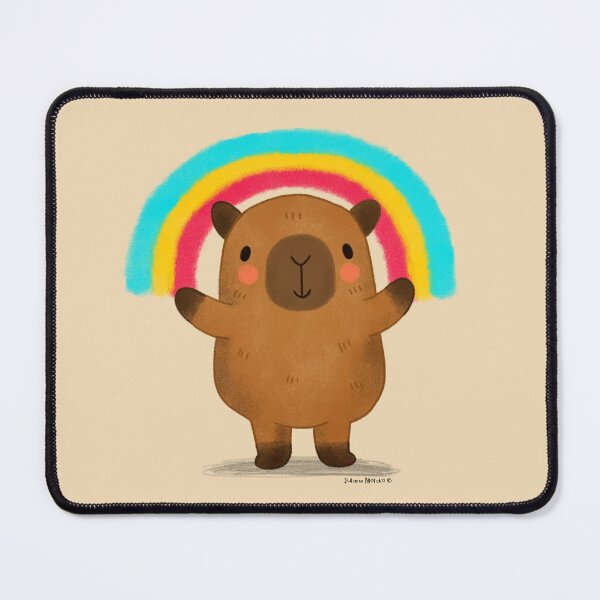 Item preview, Capybara Rainbow designed and sold by julianamotzko.