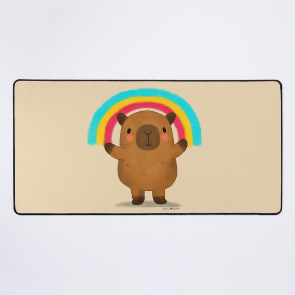 Item preview, Capybara Rainbow designed and sold by julianamotzko.