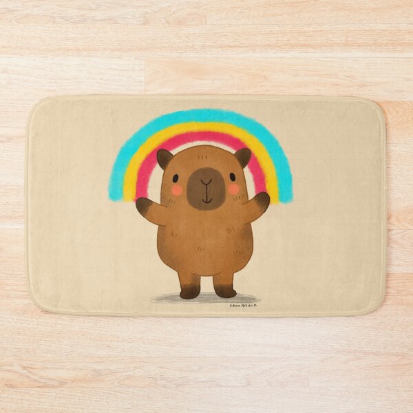 Item preview, Capybara Rainbow designed and sold by julianamotzko.