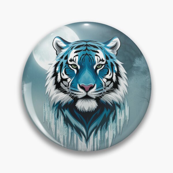 Item preview, Vibrant Ice Tiger Vector Logo Design designed and sold by Jr-Mensagens.