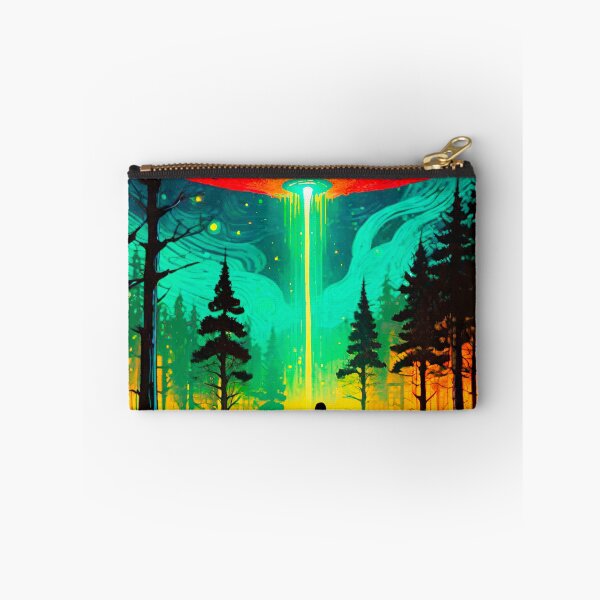 Item preview, Extraterrestrial Visitors in the Forest designed and sold by GrizzlyCollective.
