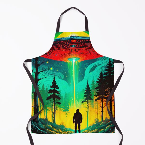 Item preview, Extraterrestrial Visitors in the Forest designed and sold by GrizzlyCollective.