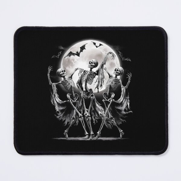 Item preview, Skeletons Dancing Under The Moon Halloween Skeleton Dance designed and sold by stylesip.