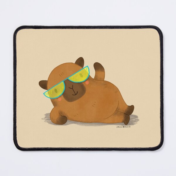 Item preview, Relaxing Capybara designed and sold by julianamotzko.