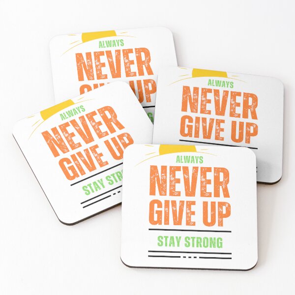 Item preview, classic t-shirt never give up, stay strong  designed and sold by Med-th-ewolf.