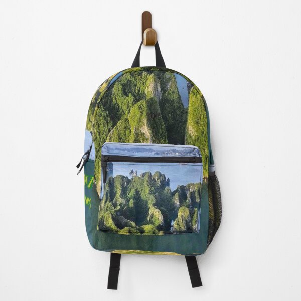 Item preview, Halong Bay Vietnam Mountain Islands Travel and Tourism Advertising Print designed and sold by posterbobs.