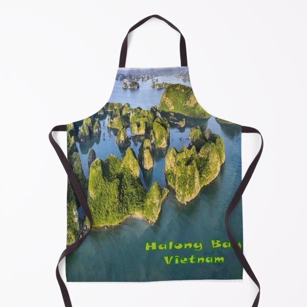 Item preview, Halong Bay Vietnam Mountain Islands Travel and Tourism Advertising Print designed and sold by posterbobs.