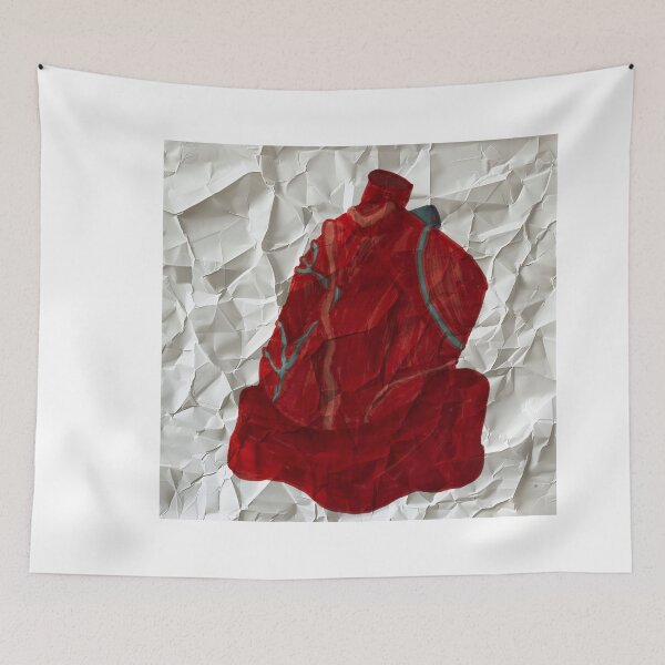 Item preview, hand drawn heart on crumbled paper designed and sold by SvarunPogani.
