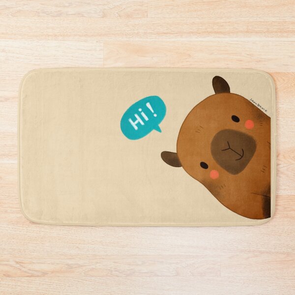 Item preview, Capybara saying Hi designed and sold by julianamotzko.