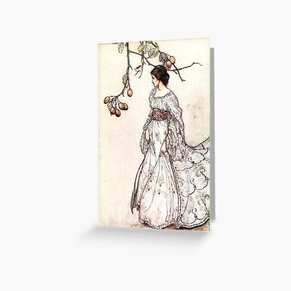 Item preview, Looking very undancey indeed - Peter Pan in Kensington Gardens - Arthur Rackham designed and sold by forgottenbeauty.