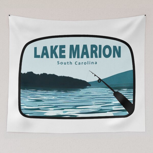 Item preview, Lake Marion South Carolina Fishing Rod designed and sold by Esskay Designs.