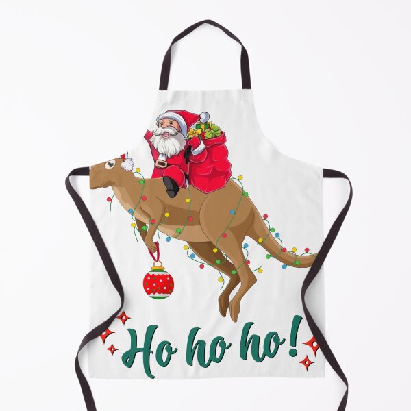 Item preview, Extra festive Kangaroo, Santa Riding kangaroo ho ho ho Xmas Aussie Christmas Australia Men women kids designed and sold by Taylor ART.