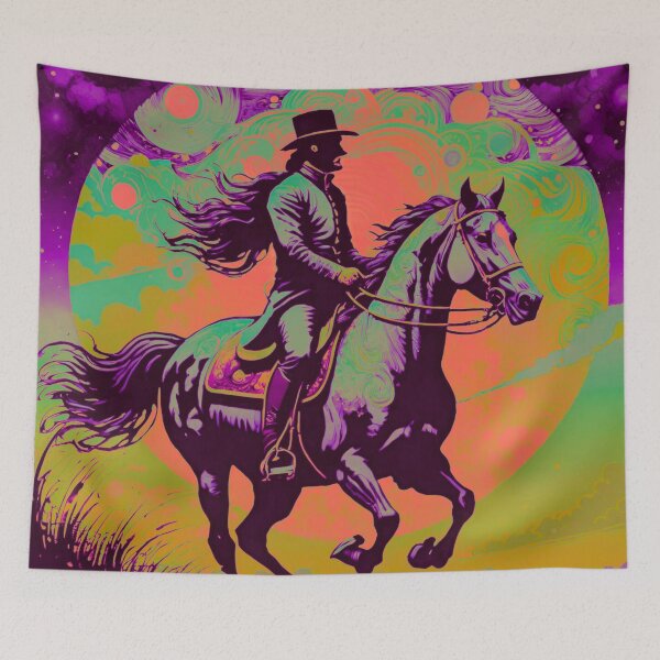 Item preview, Dynamic Gallop: Horse and Rider designed and sold by GrizzlyCollective.